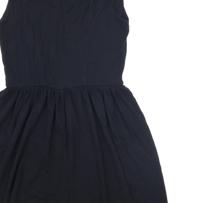 Womens UK Size 8 ASOS One-Piece Black Romper
