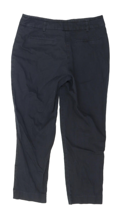 Womens UK Size 10 The Collection Regular Fit  Black Trousers
