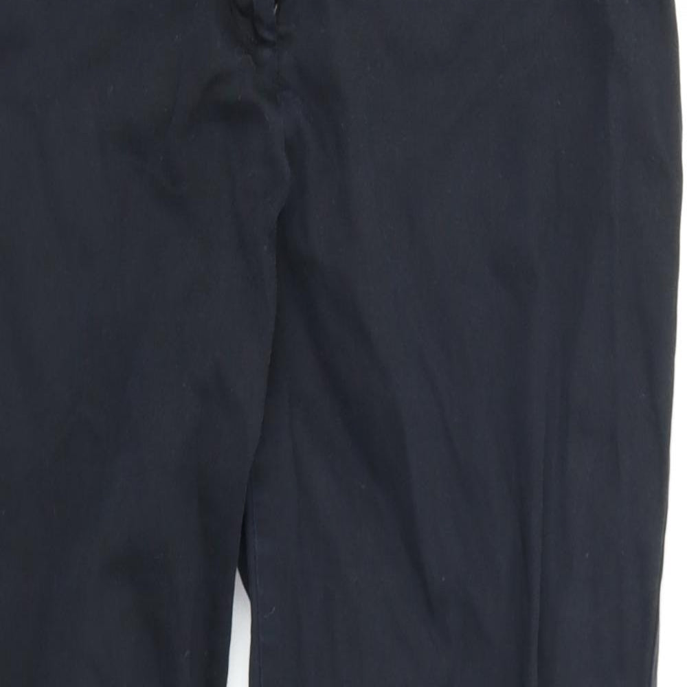 Womens UK Size 10 The Collection Regular Fit  Black Trousers