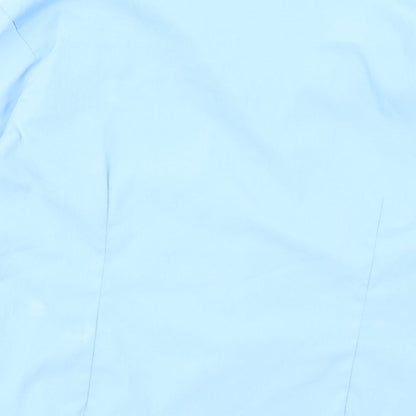 Womens UK Size 16 Sara Woman Blue Basic Button-Up