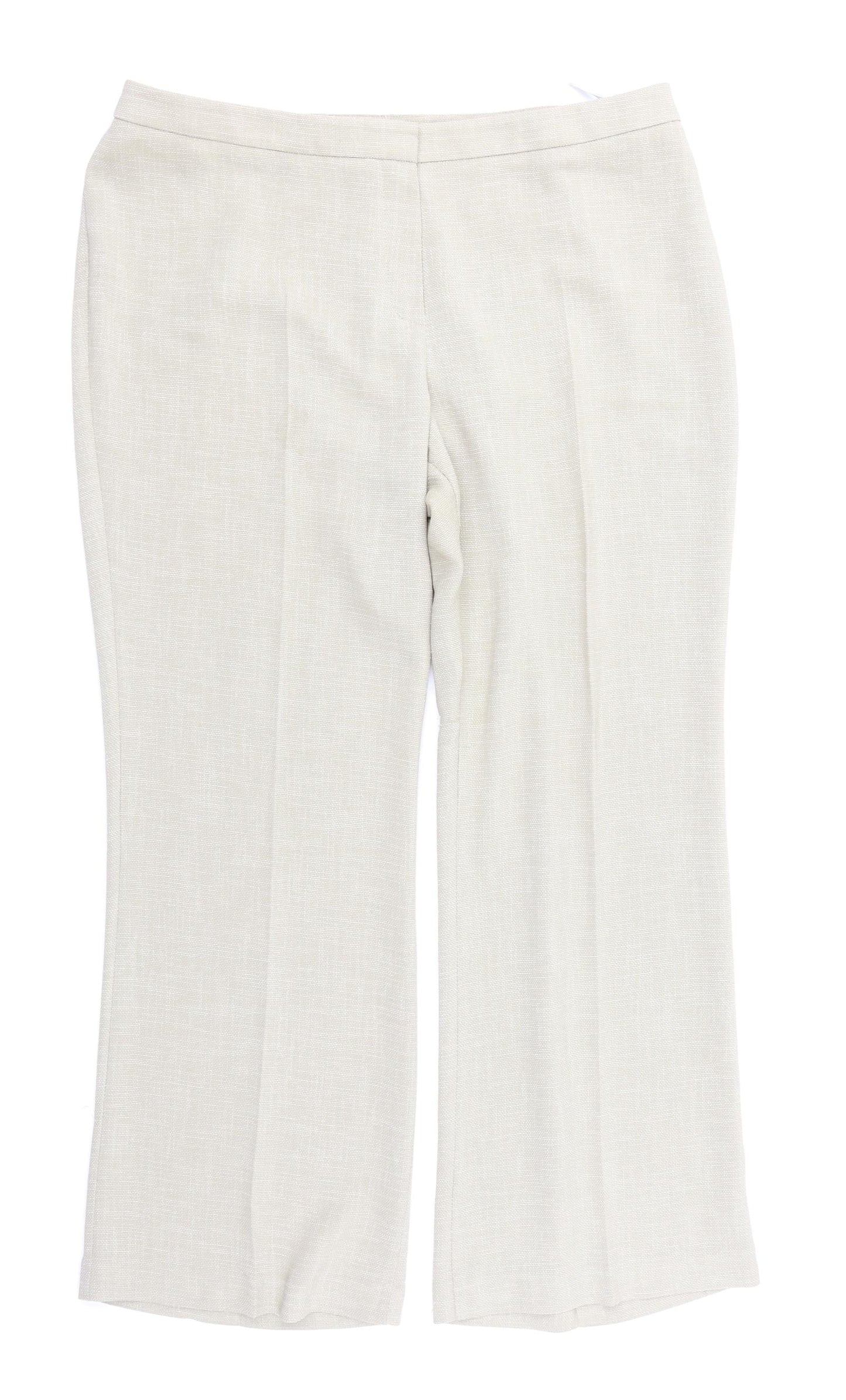 Womens UK Size 16 Marks & Spencer Regular Fit  Beige Trousers