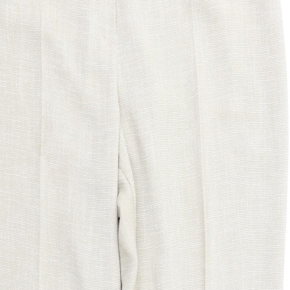 Womens UK Size 16 Marks & Spencer Regular Fit  Beige Trousers