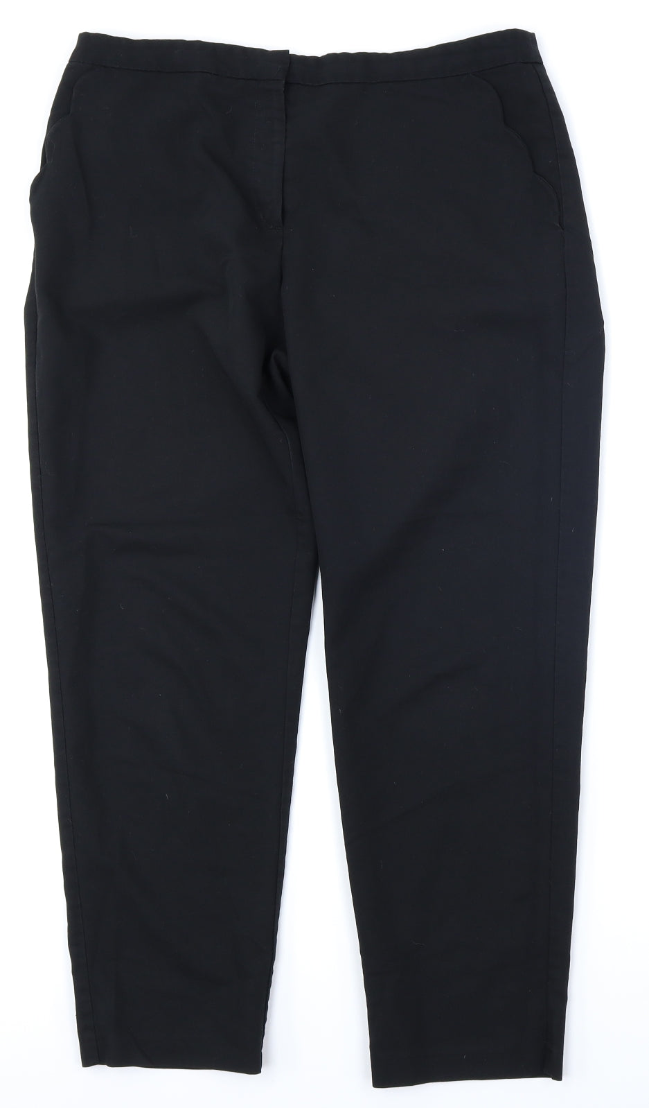 Womens UK Size 10 Atmosphere Regular Fit  Black Trousers