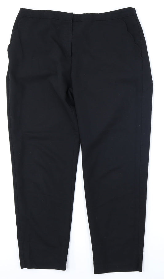 Womens UK Size 10 Atmosphere Regular Fit  Black Trousers
