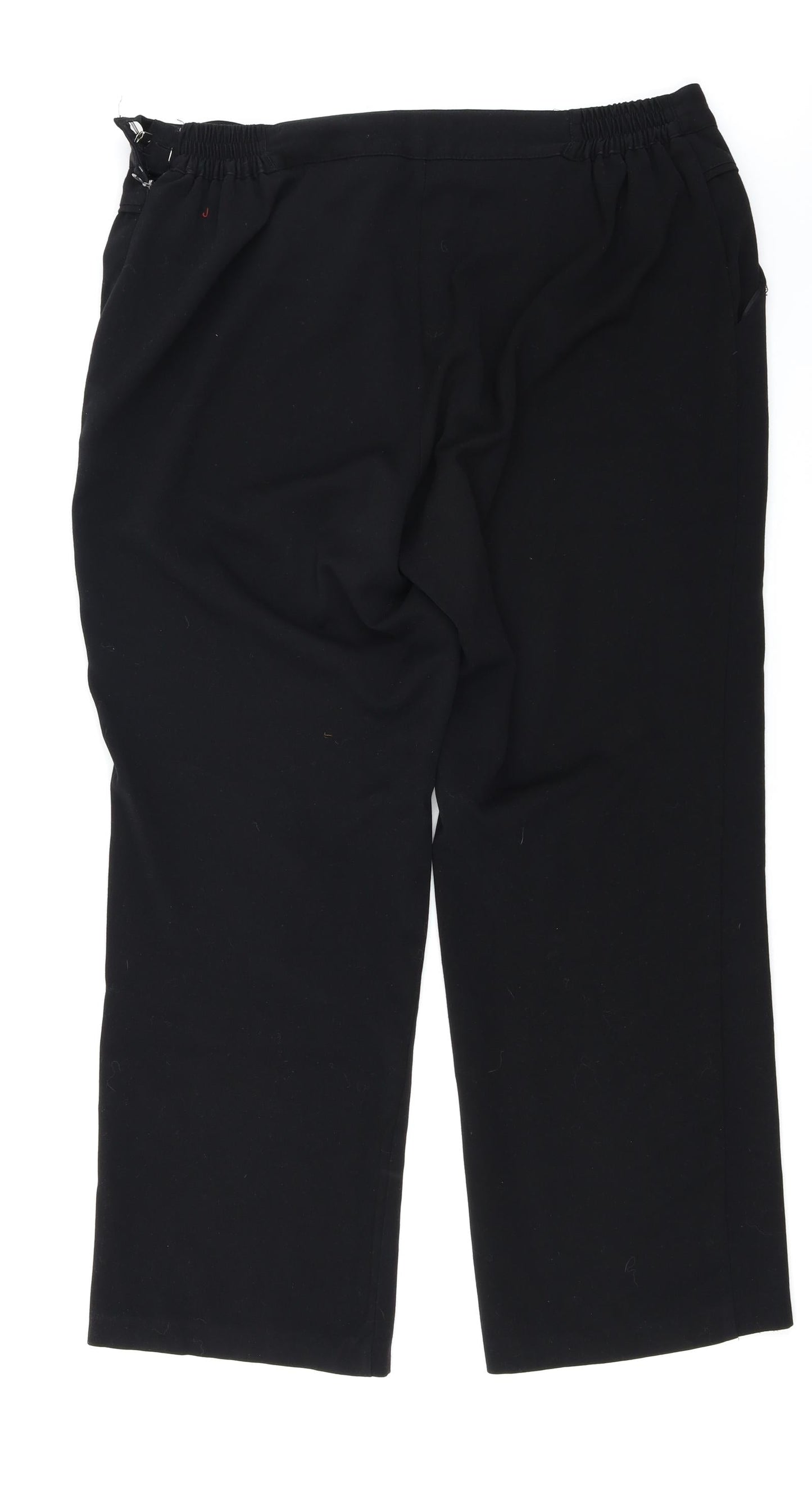 Womens UK Size 18 Anna Rose Regular Fit  Black Trousers
