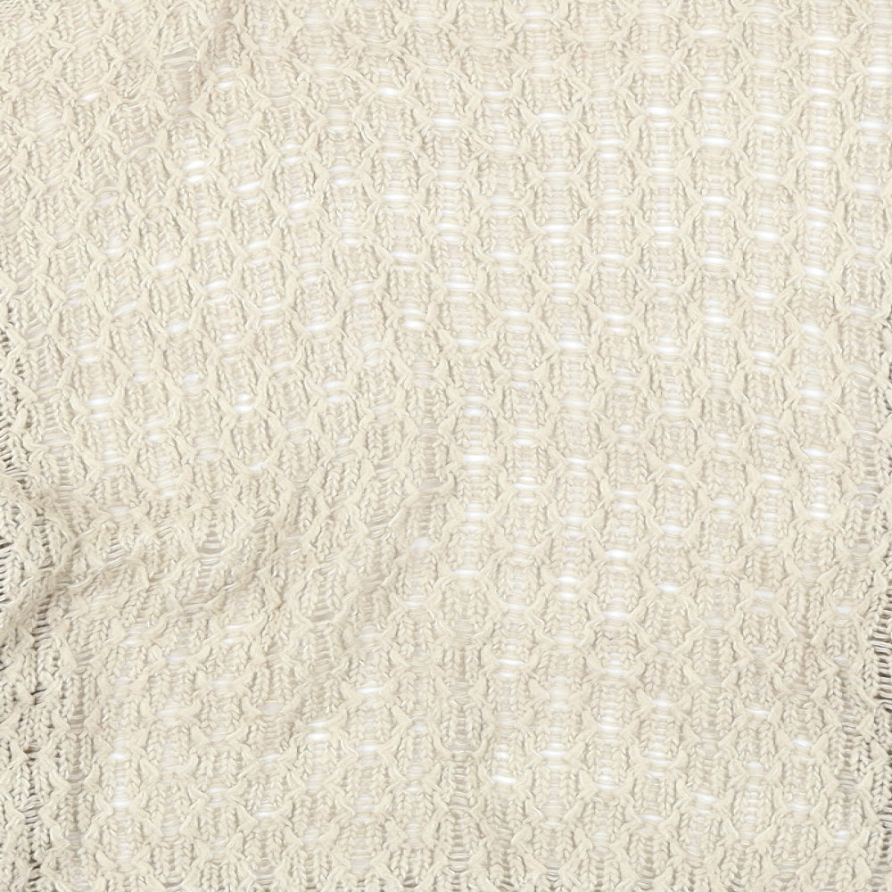 Dorothy Perkins Womens Beige   Shrug Jumper Size 10