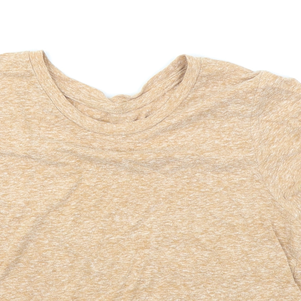 Primark Womens Brown   Cropped T-Shirt Size XS