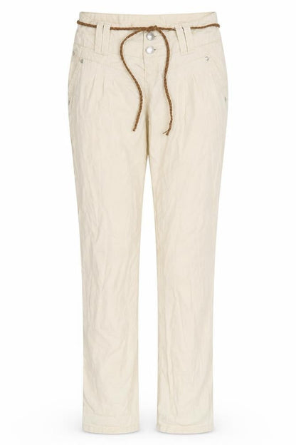Womens UK Size 6 TALLY WEiJL Regular Fit Carrot Beige Trousers
