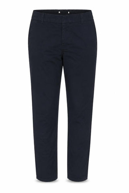Womens UK Size 8 Preworn Regular Fit Carrot Black Trousers