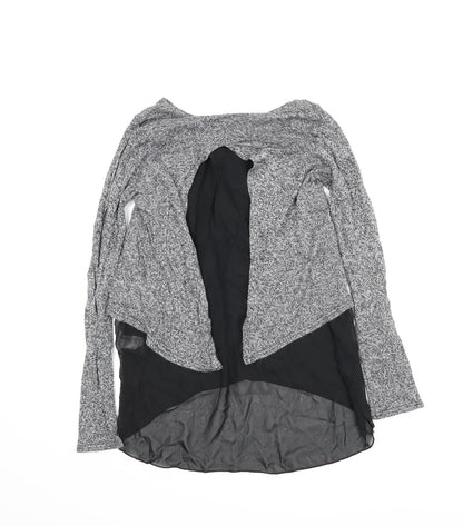 Womens UK Size M New Look Grey Basic Blouse