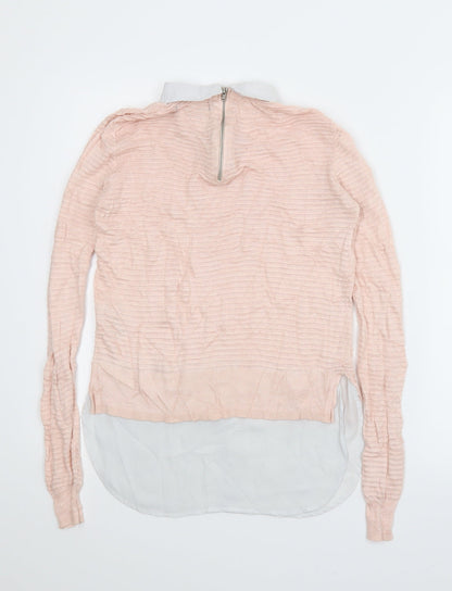 Womens UK Size 6 Atmosphere Pink Basic Blouse