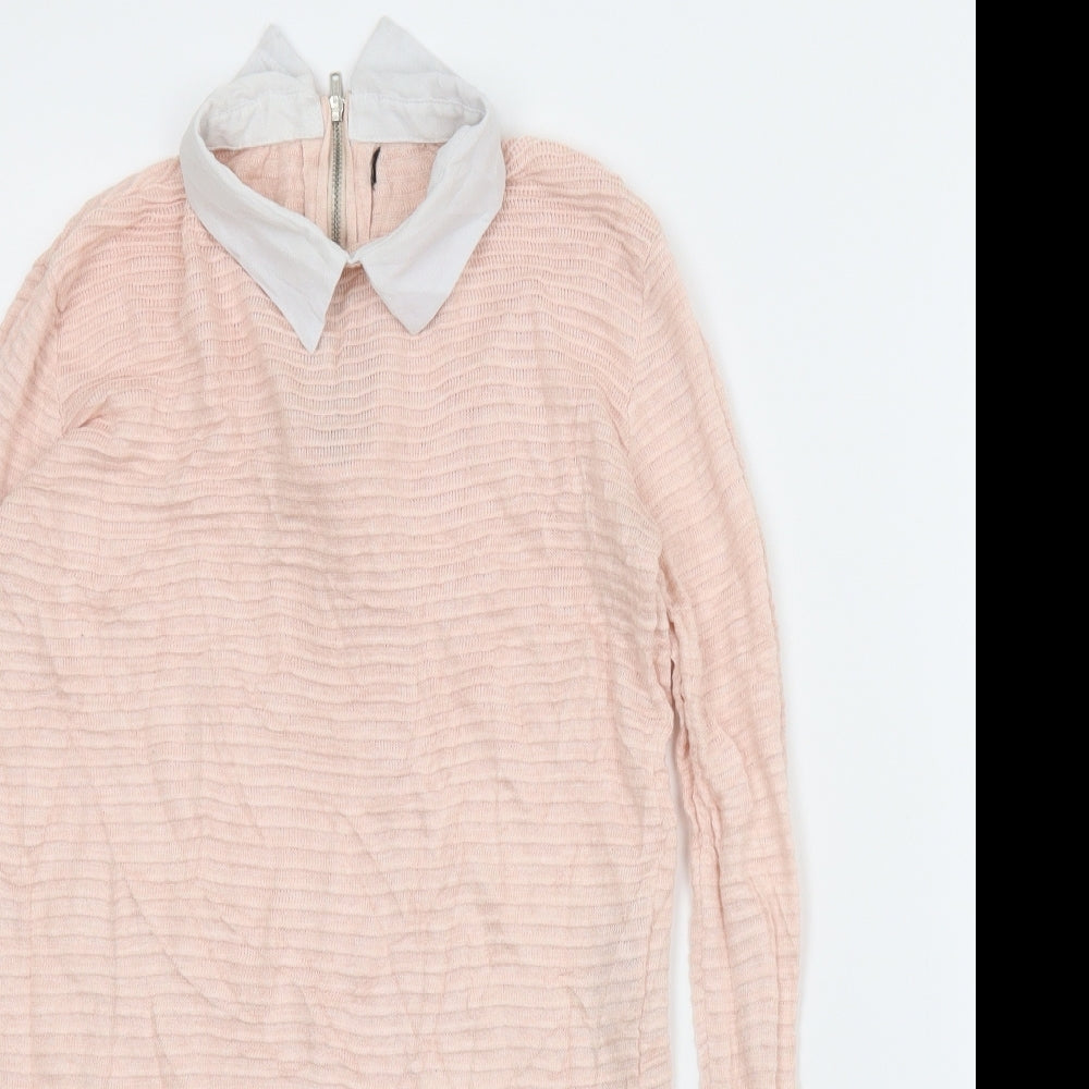 Womens UK Size 6 Atmosphere Pink Basic Blouse