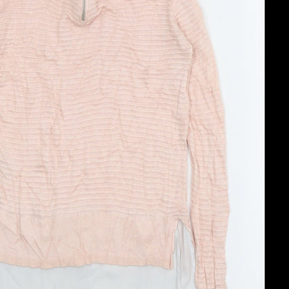 Womens UK Size 6 Atmosphere Pink Basic Blouse