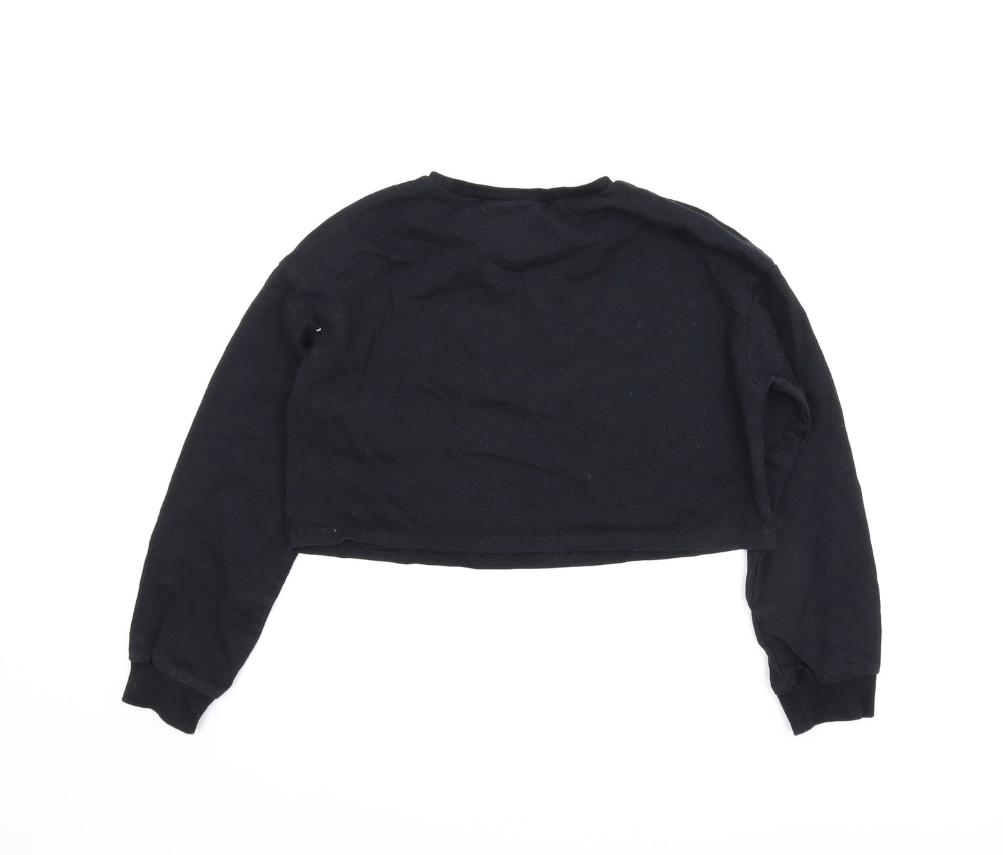 SheIn Girls Black   Pullover Jumper Size 12 Years  - Cropped