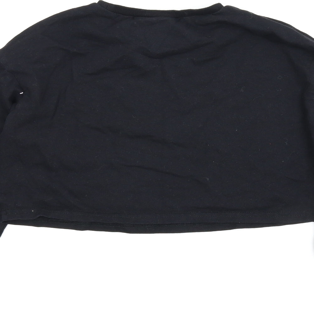 SheIn Girls Black   Pullover Jumper Size 12 Years  - Cropped