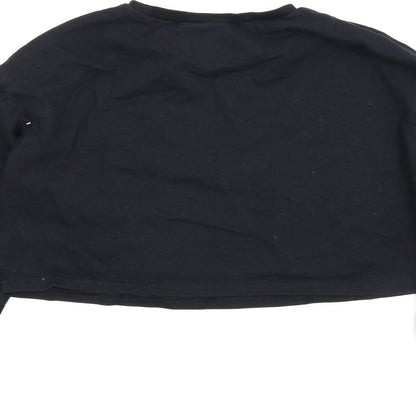 SheIn Girls Black   Pullover Jumper Size 12 Years  - Cropped