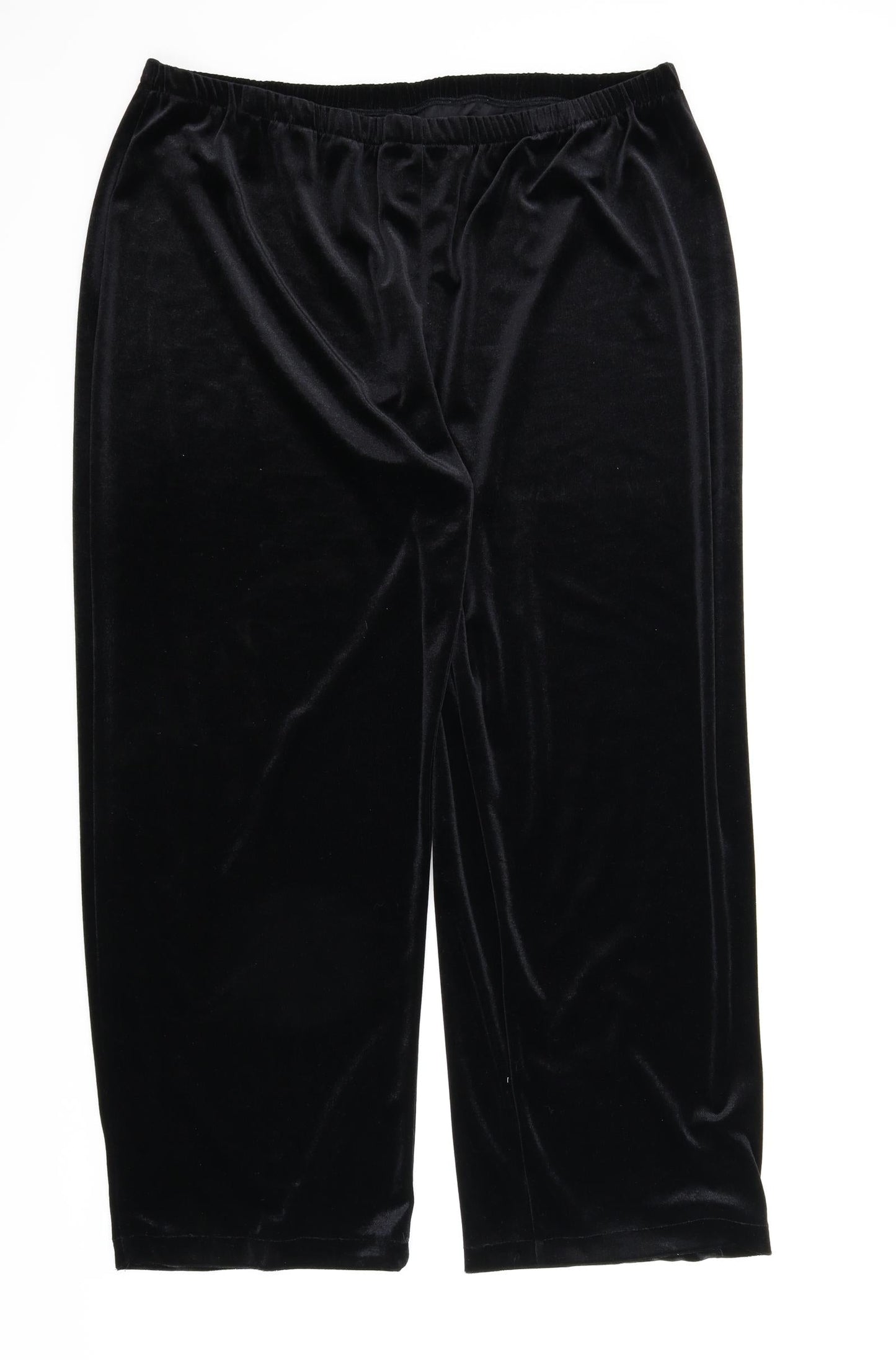 Womens UK Size 26 Classics Regular Fit Sweatpants Black Trousers