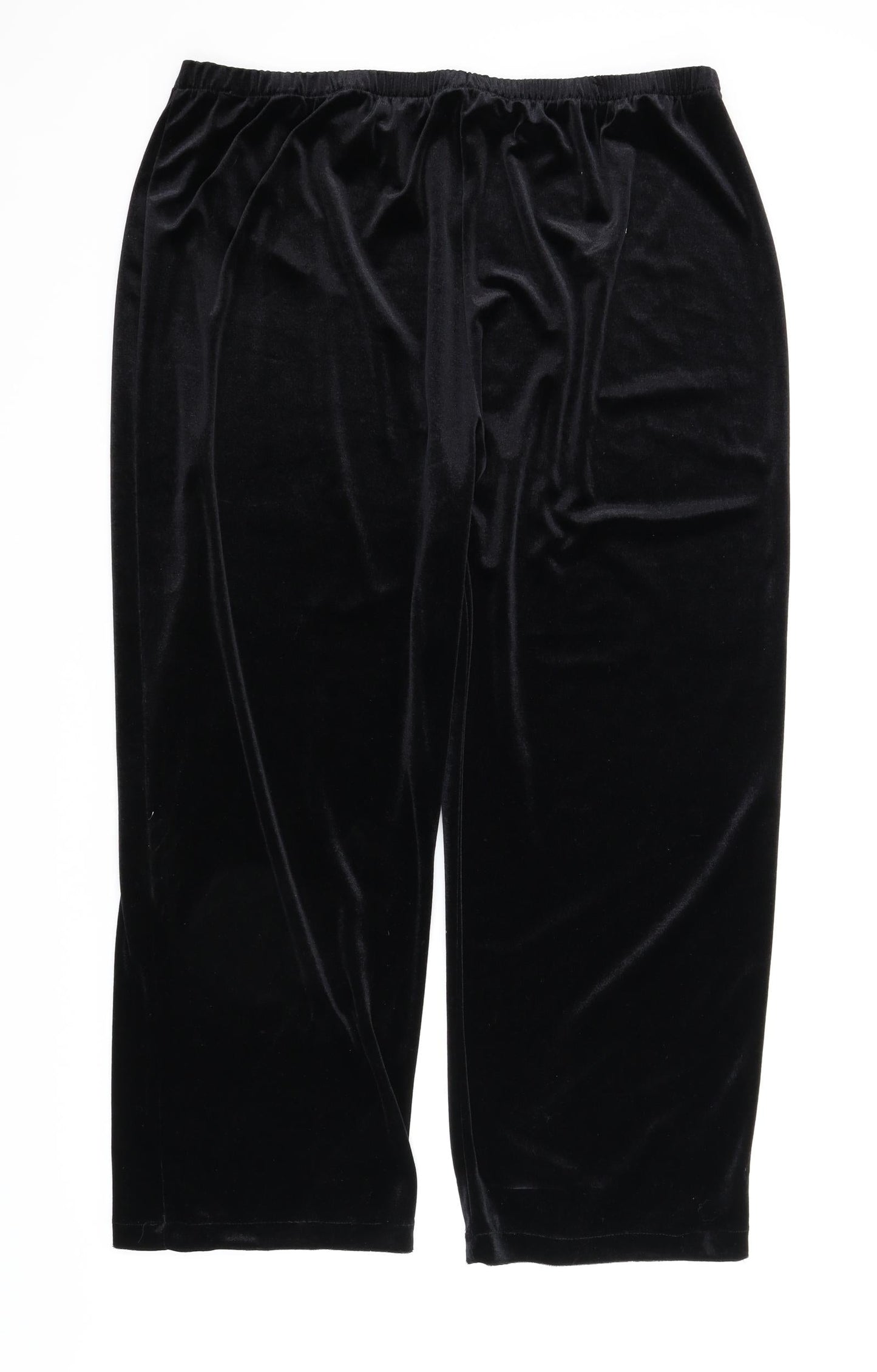 Womens UK Size 26 Classics Regular Fit Sweatpants Black Trousers