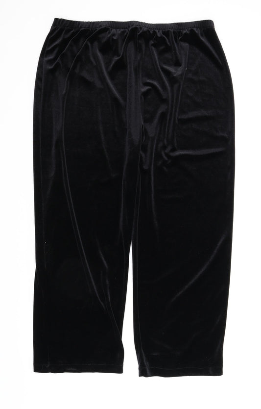 Classics Womens Black   Sweatpants Trousers Size 26 L22 in