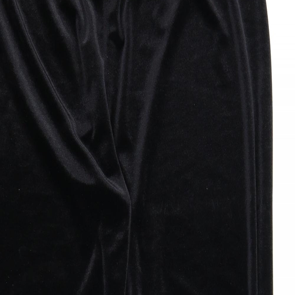 Womens UK Size 26 Classics Regular Fit Sweatpants Black Trousers