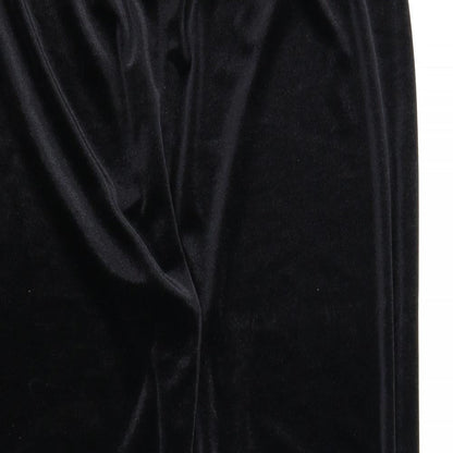 Womens UK Size 26 Classics Regular Fit Sweatpants Black Trousers