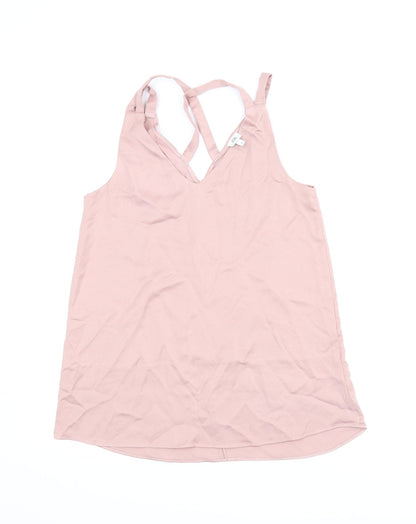 Womens UK Size 8 River Island Pink Basic Blouse