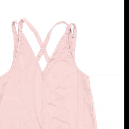 Womens UK Size 8 River Island Pink Basic Blouse