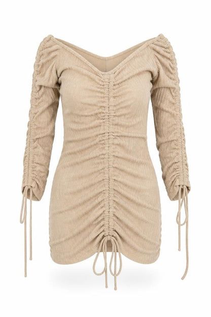 Preworn Womens Beige   Bodycon  Size S