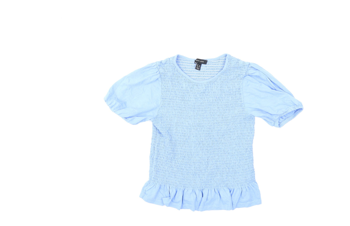 Womens UK Size 16 New Look Blue Basic T-Shirt