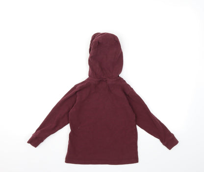 NEXT Boys Red   Pullover Hoodie Size 4 Years