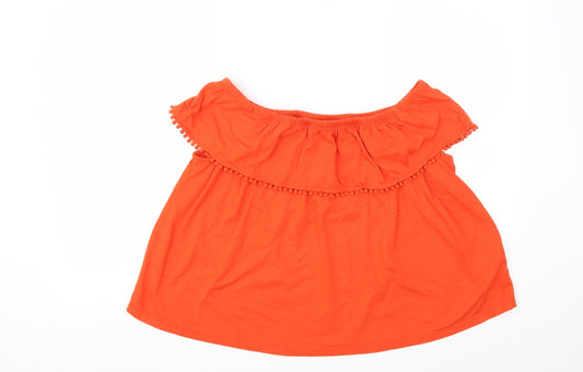 F&F Womens Red   Basic T-Shirt Size 12