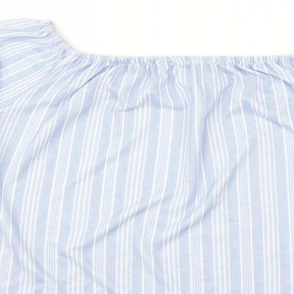 Womens UK Size 20 George Blue Basic T-Shirt