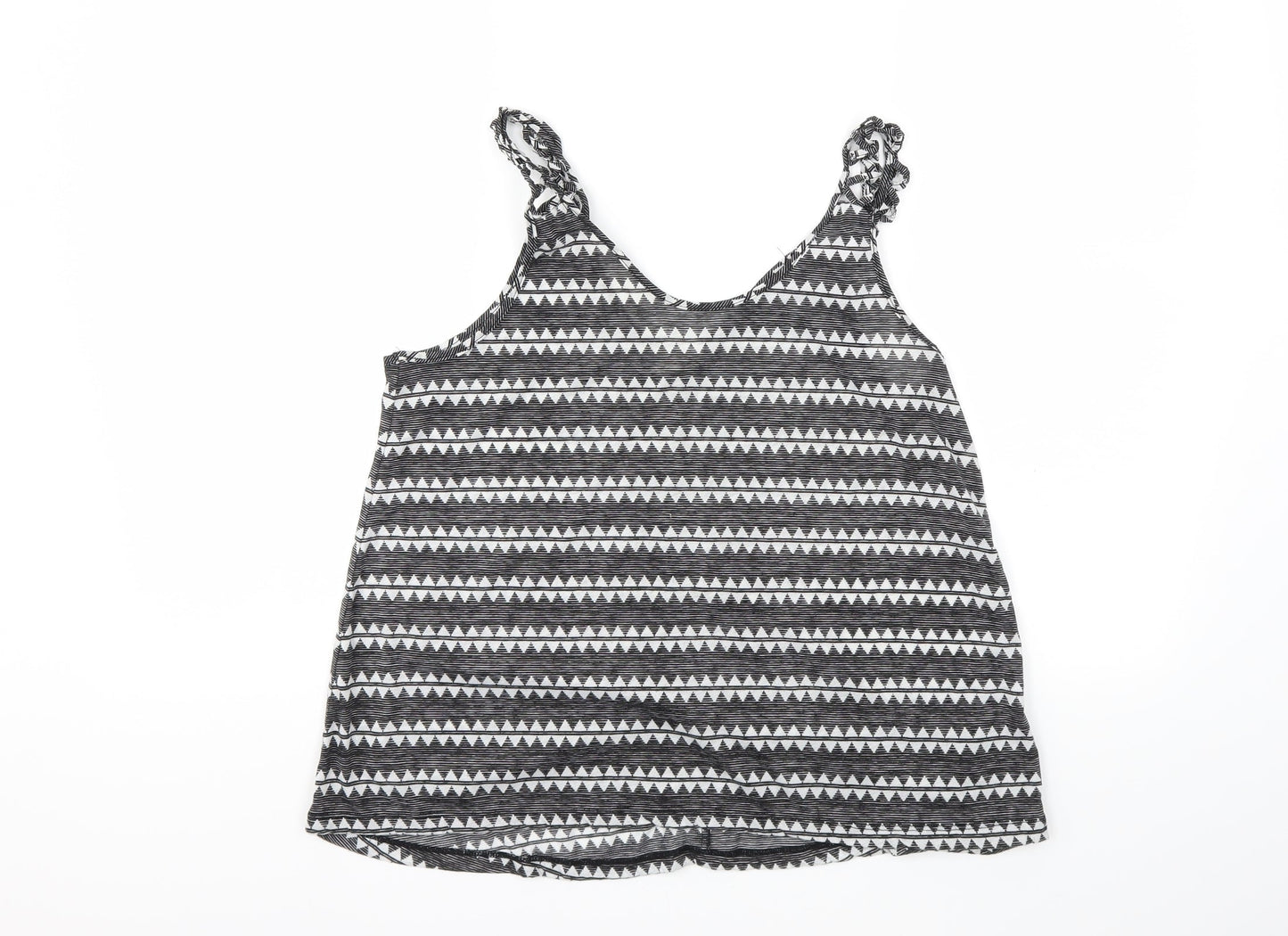 Womens UK Size S H&M Grey Basic Tank
