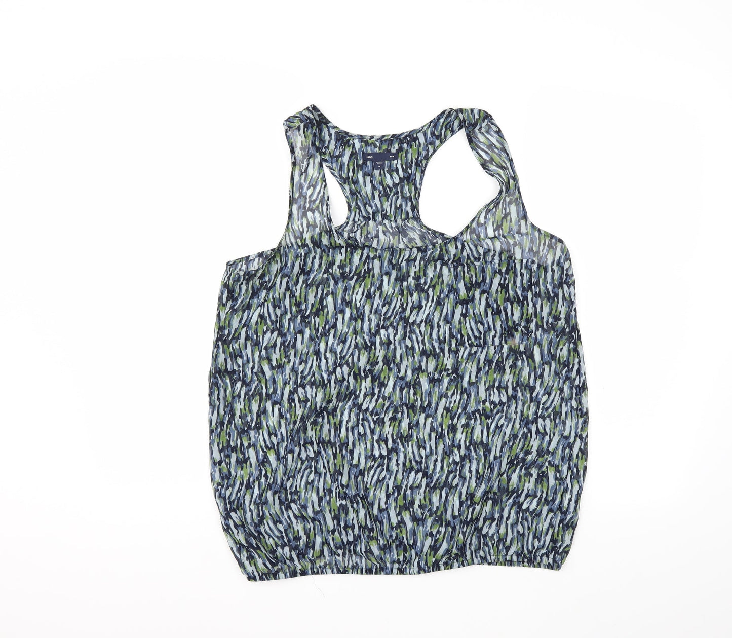 Womens UK Size M Gap Blue Basic Blouse