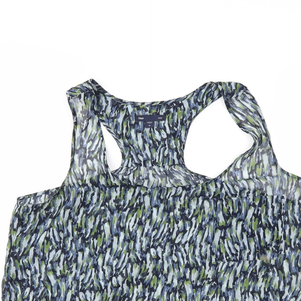 Womens UK Size M Gap Blue Basic Blouse
