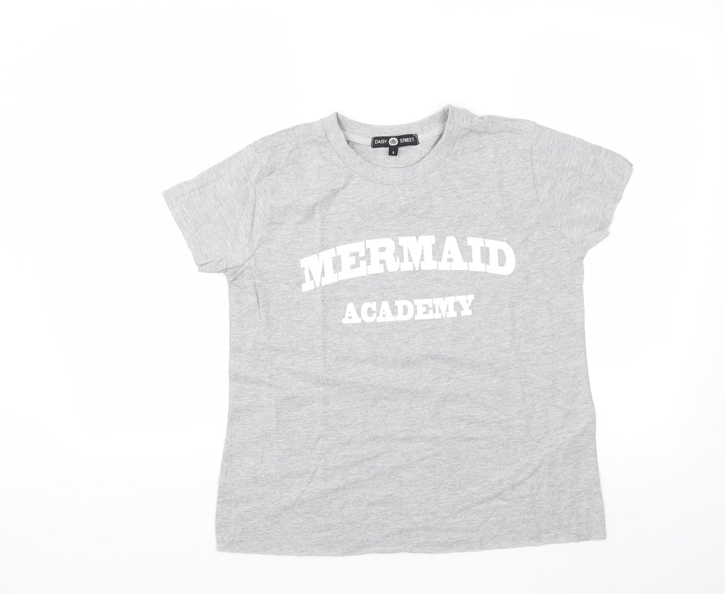 Daisy Street Womens Grey   Basic T-Shirt Size S