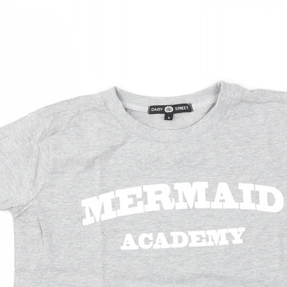 Daisy Street Womens Grey   Basic T-Shirt Size S