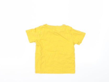 TU Baby Yellow   Basic T-Shirt Size 18-24 Months  - surf club
