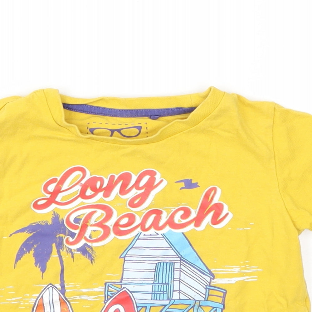 TU Baby Yellow   Basic T-Shirt Size 18-24 Months  - surf club