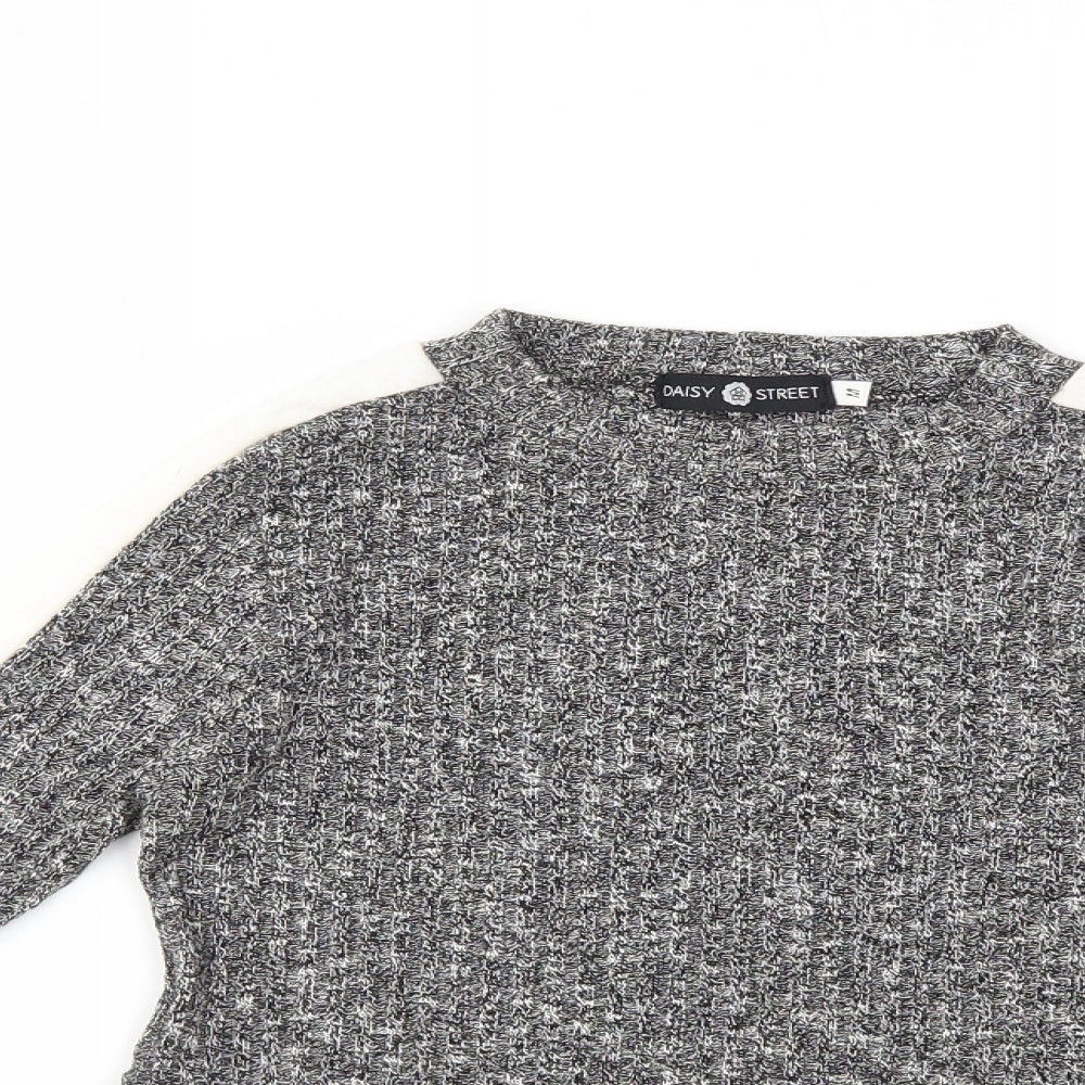 Daisy Street Womens Grey   Basic T-Shirt Size M