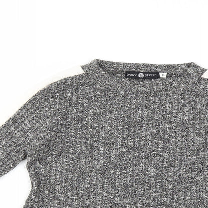 Daisy Street Womens Grey   Basic T-Shirt Size M