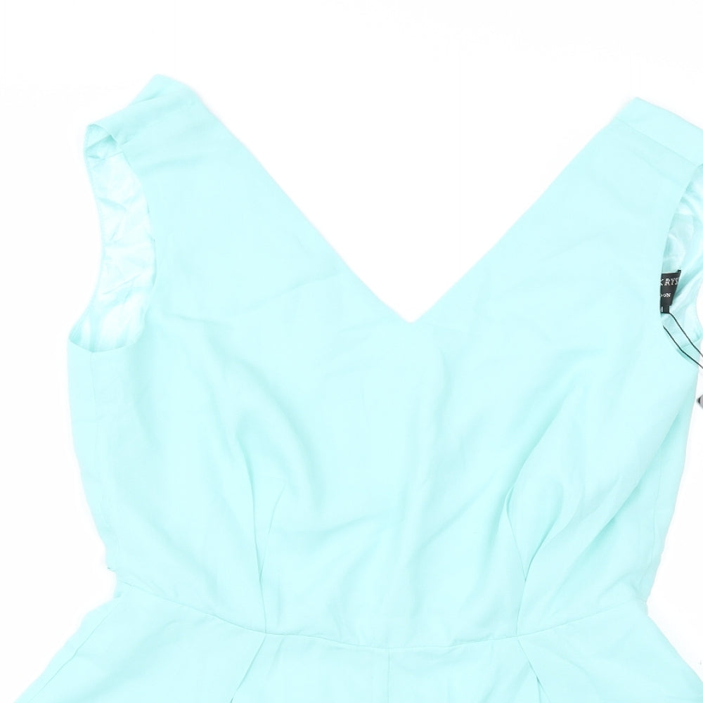 Amber Krystal Womens Blue   Playsuit One-Piece Size M