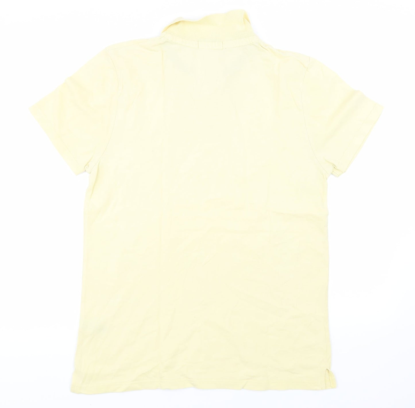 Topman Mens Yellow  Jersey  Polo Size L