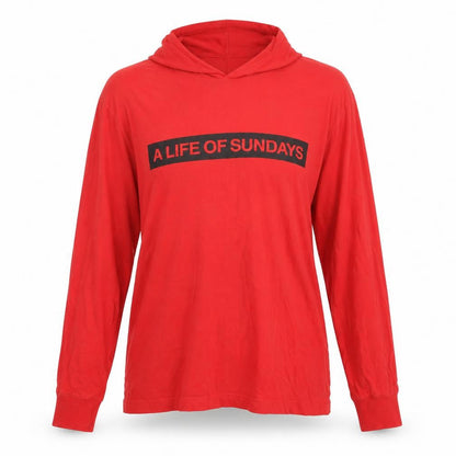 Womens UK Size M H&M Red Pullover Hoodie