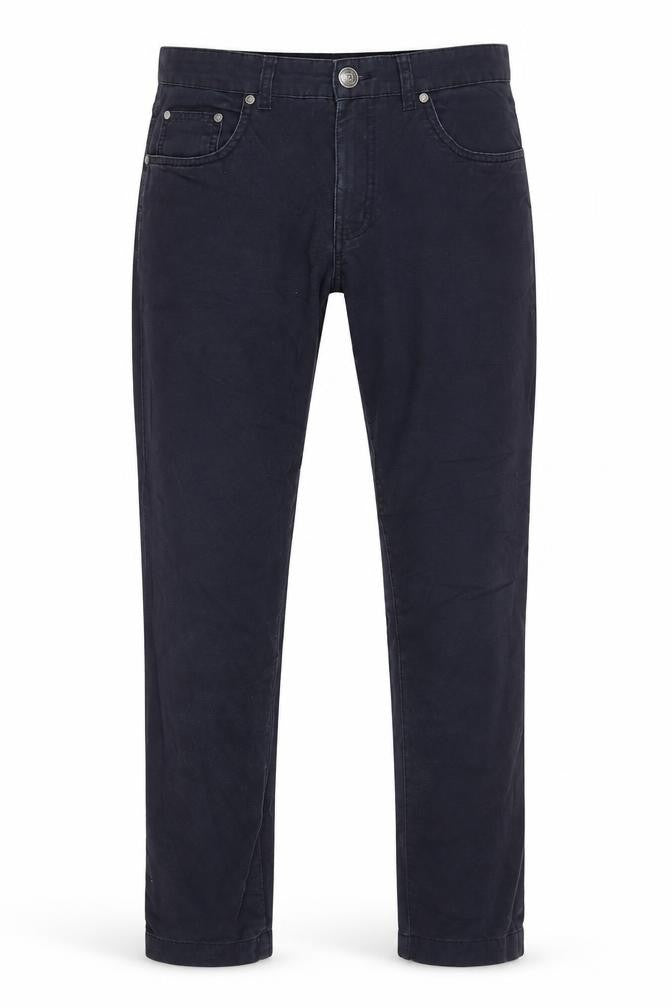 Mens UK Size 32 in Avenue Regular Fit  Black Trousers