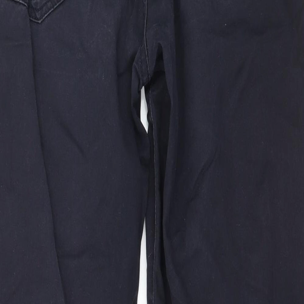 Avenue Mens Black   Trousers  Size 32 in L28 in