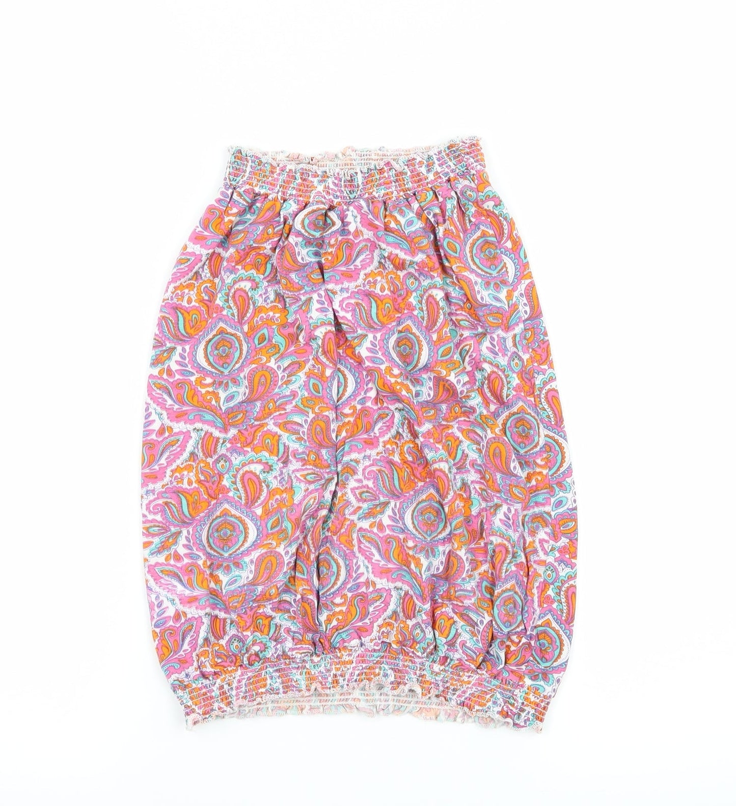 B.You Womens Gold Geometric Jersey Basic T-Shirt Size 8