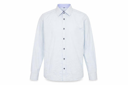 Recman Mens Blue    Button-Up Size L