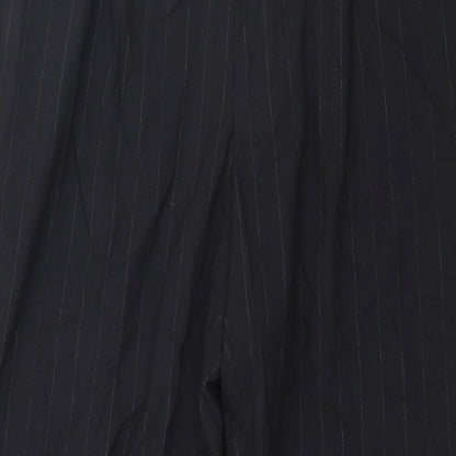 George Mens Black Striped  Trousers  Size 36 in L31 in