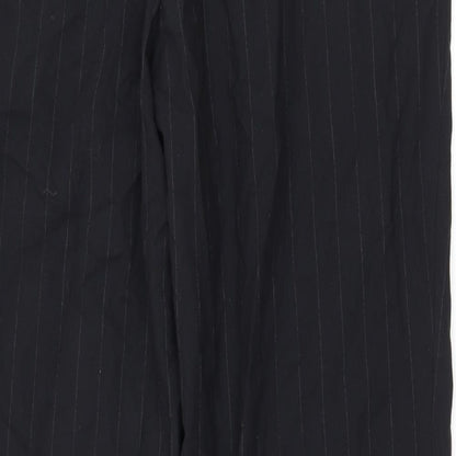 George Mens Black Striped  Trousers  Size 36 in L31 in